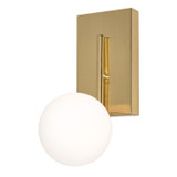 Sconces Single Glass by AFX Lighting ( 162 | METS0512L30D1SB Metropolitan ) 