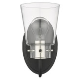 Sconces Single Glass by Acclaim Lighting ( 106 | IN40090BK Bristow ) 