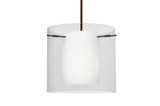 Mini Pendants Drum Shade by Besa ( 74 | 1TT-C18407-BR Pahu ) 