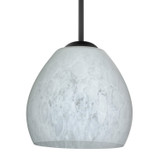 Mini Pendants Glass Down by Besa ( 74 | 1BC-412219-MED-BK Besa Bolla Pendant ) 