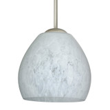 Mini Pendants Glass Down by Besa ( 74 | 1BC-412219-MED-SN Besa Bolla Pendant ) 