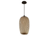 Pendants Fabric Shade by Avenue Lighting ( 192 | HF1002-BW Tulum ) 