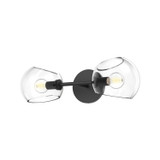 Bathroom Fixtures Two Lights by Alora ( 452 | WV548217MBCL Willow ) 