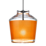 Mini Pendants Glass Down by Besa ( 74 | 1XT-PIC6GD-BK Besa Pica 6 Pendant ) 