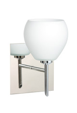 Sconces Single Glass by Besa ( 74 | 1SW-560507-CR-SQ Tay Tay ) 