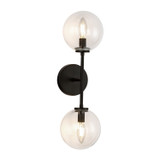 Sconces Double Glass by Alora ( 452 | WV549220MBCL Cassia ) 