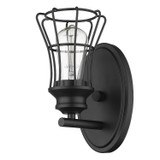 Sconces Single Glass by Acclaim Lighting ( 106 | IN41280BK Piers ) 