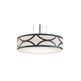 Pendants Drum Shade by AFX Lighting ( 162 | LAKP20LAJUDBK Lake ) 