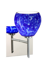 Sconces Single Glass by Besa ( 74 | 1SW-560586-CR-SQ Tay Tay ) 