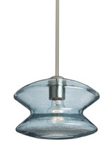 Mini Pendants Glass Down by Besa ( 74 | 1TT-ZENBL-SN Zen ) 