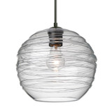 Mini Pendants Glass Down by Besa ( 74 | 1JT-462761-EDIL-BK Besa Wave 10 Pendant ) 