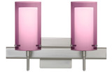 Bathroom Fixtures Two Lights by Besa ( 74 | 2SW-A44007-SN-SQ Pahu ) 