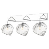 Bathroom Fixtures Three Lights by Access ( 18 | 63130LEDDLP-MSS/CLR Boulder ) 