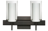 Bathroom Fixtures Two Lights by Besa ( 74 | 2SW-C44007-BR-SQ Pahu ) 