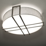 Flush Mounts Drum Shade by AFX Lighting ( 162 | LBTF1624LAJUDSNGY Lambert ) 