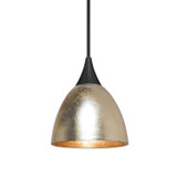 Mini Pendants Glass Down by Besa ( 74 | 1XC-1758GF-LED-BK Besa Divi Pendant ) 