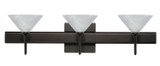 Bathroom Fixtures Three Lights by Besa ( 74 | 3SW-117652-BR-SQ Kona ) 