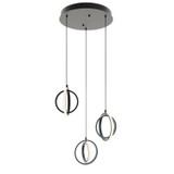 Mid. Chandeliers Multi-Port/Cascade by AFX Lighting ( 162 | LCKP09L30D1BKRND3 Lock ) 