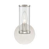 Sconces Single Glass by Alora ( 452 | WV309001PNCG Revolve ) 