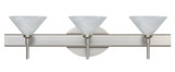 Bathroom Fixtures Three Lights by Besa ( 74 | 3SW-117652-SN Kona ) 