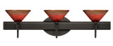 Bathroom Fixtures Three Lights by Besa ( 74 | 3SW-117681-BR Kona ) 