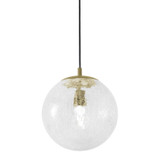 Pendants Glass Down by AFX Lighting ( 162 | PLAP09MBLB Palla ) 