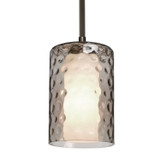Mini Pendants Glass Down by Besa ( 74 | 1TT-ESASM-LED-BR Besa Esa Stem Pendant ) 