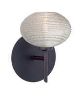 Sconces Single Glass by Besa ( 74 | 1SW-5612GL-BR Lasso ) 