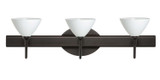 Bathroom Fixtures Three Lights by Besa ( 74 | 3SW-174307-BR Domi ) 