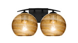 Bathroom Fixtures Two Lights by Besa ( 74 | 2WC-JILLYAM-BK Besa Jilly Vanity ) 