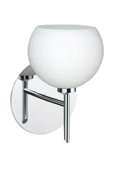 Sconces Single Glass by Besa ( 74 | 1SW-565807-CR Palla ) 