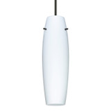 Mini Pendants Glass Down by Besa ( 74 | 1JT-489707-LED-BK Besa Suzi Pendant ) 
