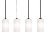Linear/Island 4 Light + by AFX Lighting ( 162 | LEOP04MBBKLNR4 Leo ) 