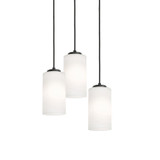 Mini Pendants 3 Light Cluster by AFX Lighting ( 162 | LEOP04MBBKRND3 Leo ) 