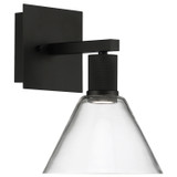 Sconces Single Glass by Access ( 18 | 63143LEDD-MBL/CLR Port Nine Martini ) 
