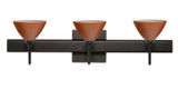 Bathroom Fixtures Three Lights by Besa ( 74 | 3SW-1743CH-BR-SQ Domi ) 