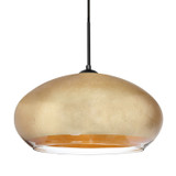 Pendants Glass Down by Besa ( 74 | 1JC-4345GF-BK Besa Brio 14 Pendant ) 