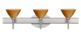 Bathroom Fixtures Three Lights by Besa ( 74 | 3SW-1743OK-SN Domi ) 