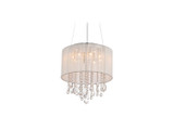 Semi-Flush Mts. Drum Shade by Avenue Lighting ( 192 | HF1501-WHT Beverly Dr. ) 