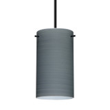 Mini Pendants Glass Down by Besa ( 74 | 1BC-4404TN-BK Besa Stilo 7 Pendant ) 