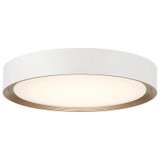 Flush Mounts Drum Shade by Access ( 18 | 49970LEDDCS-MWH/ACR Malaga Color Selectable ) 