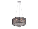 Semi-Flush Mts. Drum Shade by Avenue Lighting ( 192 | HF1505-BLK Riverside Dr. ) 