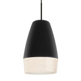 Mini Pendants Glass Down by Besa ( 74 | 1JC-ABU12BK-LED-BK Besa Abu 12 Pendant ) 