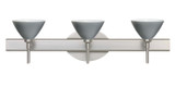 Bathroom Fixtures Three Lights by Besa ( 74 | 3SW-1743TN-SN Domi ) 