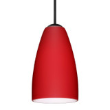 Mini Pendants Glass Down by Besa ( 74 | J-1511RM-BK Besa Riva 9 Pendant ) 