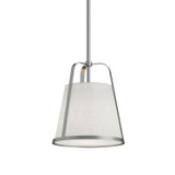 Mini Pendants Drum Shade by AFX Lighting ( 162 | LIZP10MBSN Lizzette ) 