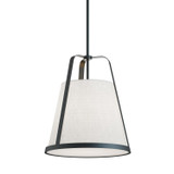 Pendants Drum Shade by AFX Lighting ( 162 | LIZP18MBBK Lizzette ) 