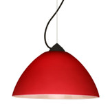 Mini Pendants Glass Down by Besa ( 74 | 1KX-420131-BK Besa Tessa Pendant ) 