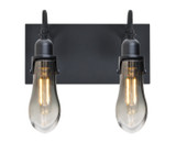 Bathroom Fixtures Two Lights by Besa ( 74 | 2WG-WISHSM-EDIL-BK Wish ) 