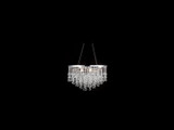 Mid. Chandeliers Glass Down by Avenue Lighting ( 192 | HF1808-PN Hollywood Blvd. ) 